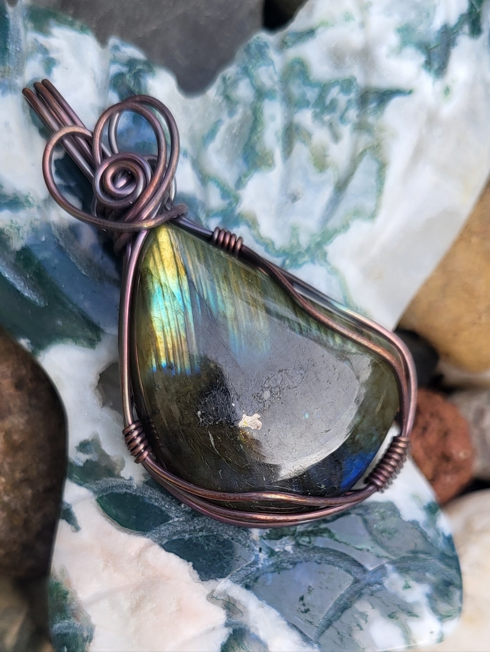 Handcrafted Labradorite Pendant
